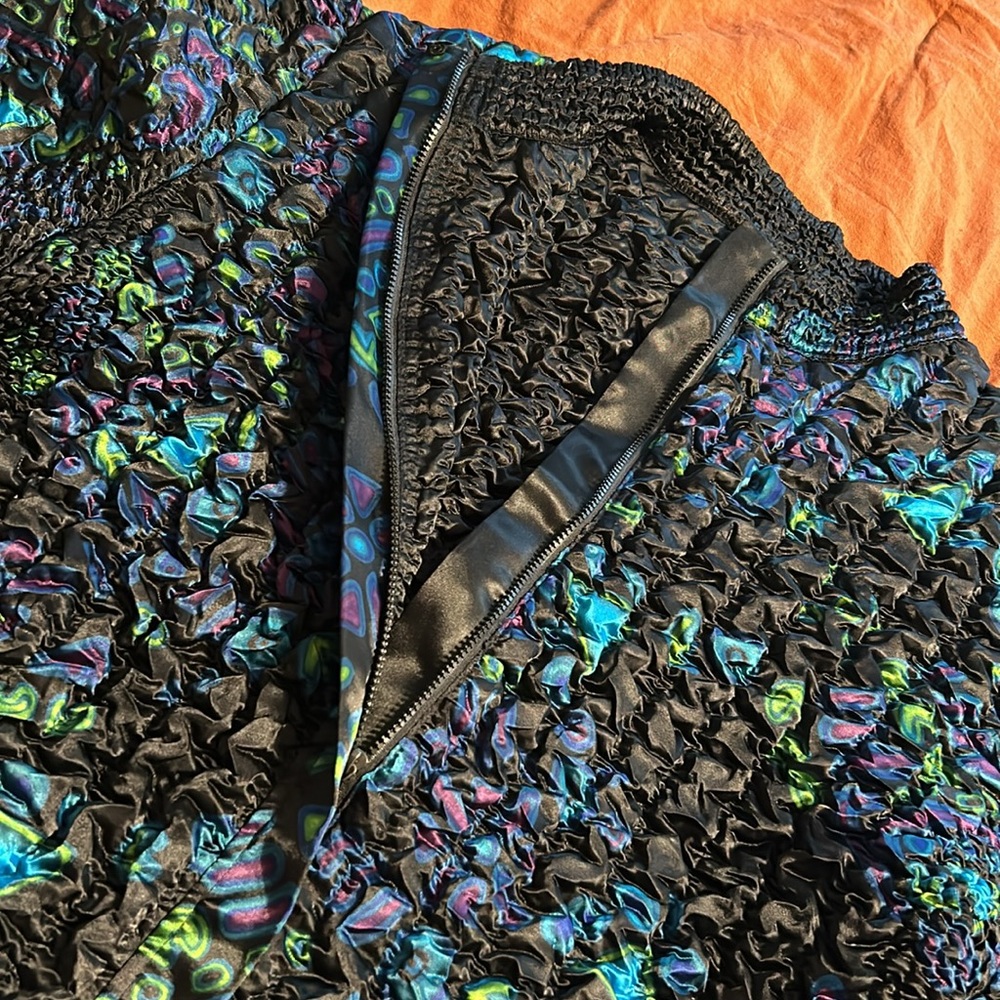 80’s Ruby Rd satin jacket L - Picture 4 of 5